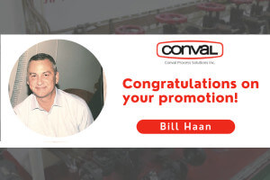 Conval PSI Announces Bill Haan’s Promotion